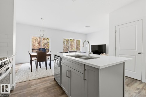 #19 5122 213A St Nw, Edmonton, AB - Indoor Photo Showing Kitchen With Double Sink