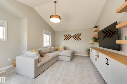 25 Daly Place, Fort Saskatchewan, AB - Indoor Photo Showing Living Room
