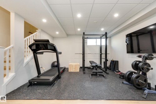 25 Daly Place, Fort Saskatchewan, AB - Indoor Photo Showing Gym Room