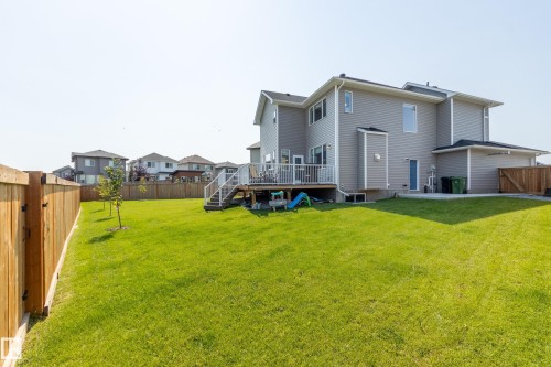 25 Daly Place, Fort Saskatchewan, AB - Outdoor With Deck Patio Veranda With Backyard With Exterior