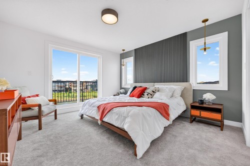 34 Eldridge Point(E), St. Albert, AB - Indoor Photo Showing Bedroom