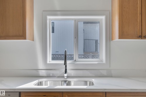4712 49 Street, Calmar, AB - Indoor Photo Showing Kitchen With Double Sink
