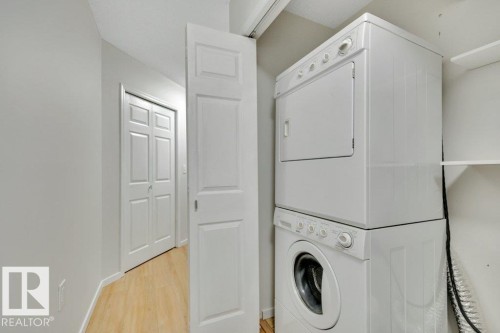 #404 17511 98A Av Nw, Edmonton, AB - Indoor Photo Showing Laundry Room