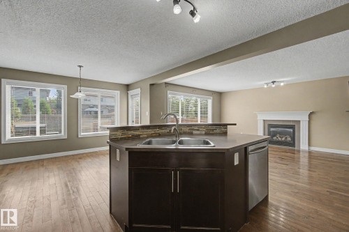 5 Cypress Link, Fort Saskatchewan, AB - Indoor Photo Showing Kitchen With Double Sink