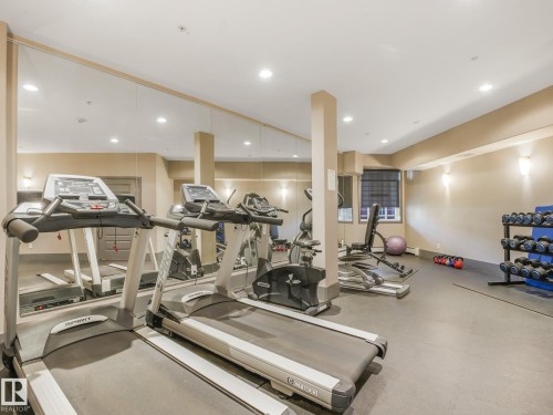 #346 308 Ambleside Li Sw, Edmonton, AB - Indoor Photo Showing Gym Room