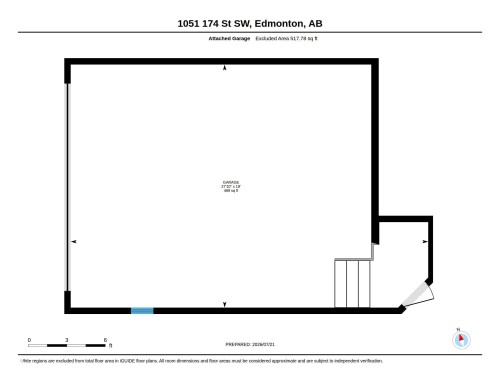 Floor plan - 1051 174 Street Sw, Edmonton, AB - Other