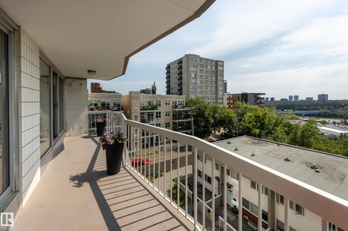 #502 9835 113 St Nw, Edmonton, AB - Outdoor With Balcony With View With Exterior