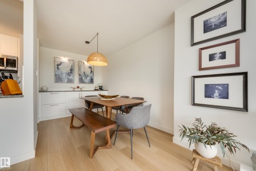 #502 9835 113 St Nw, Edmonton, AB - Indoor Photo Showing Dining Room