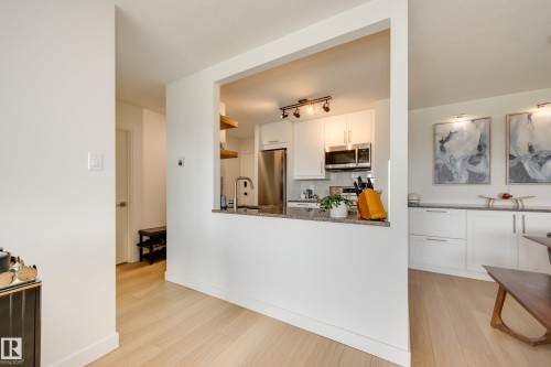 #502 9835 113 St Nw, Edmonton, AB - Indoor Photo Showing Kitchen
