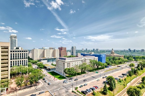 #1601 9909 110 St Nw, Edmonton, AB - Outdoor With View