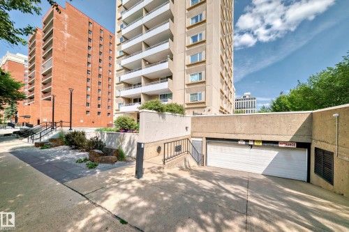 #1601 9909 110 St Nw, Edmonton, AB - Outdoor With Facade