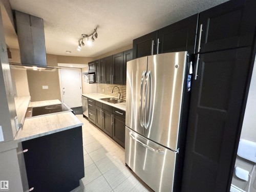 #18 10616 123 St Nw, Edmonton, AB - Indoor Photo Showing Kitchen With Double Sink
