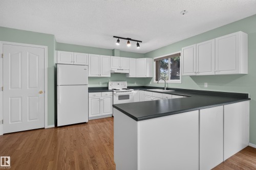 #111 1670 Jamha Rd Nw, Edmonton, AB - Indoor Photo Showing Kitchen