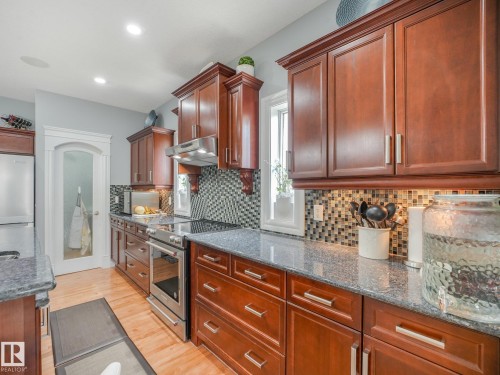 544 Adams Way Sw, Edmonton, AB - Indoor Photo Showing Kitchen With Upgraded Kitchen
