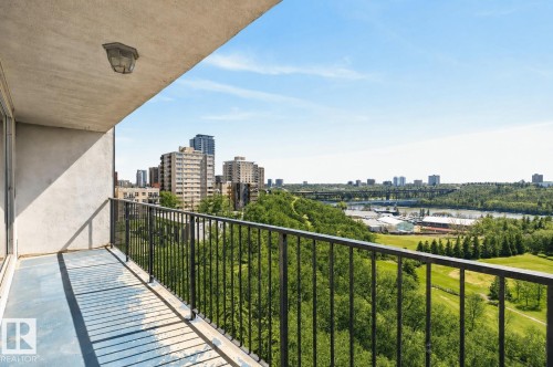 #605 11307 99 Av Nw, Edmonton, AB - Outdoor With Balcony With View