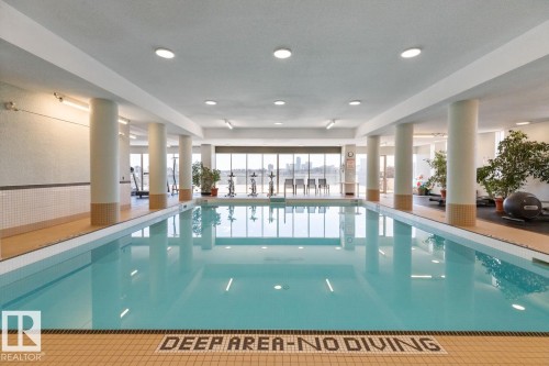 #605 11307 99 Av Nw, Edmonton, AB - Indoor Photo Showing Other Room With In Ground Pool