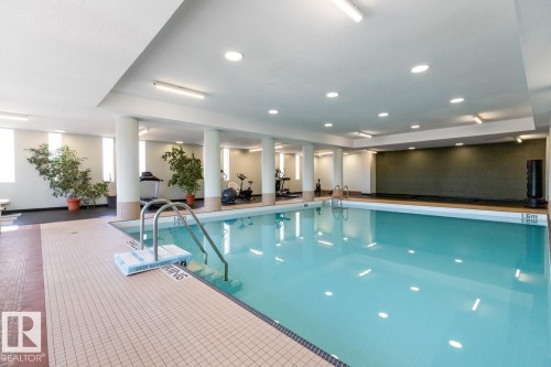 #605 11307 99 Av Nw, Edmonton, AB - Indoor Photo Showing Other Room With In Ground Pool