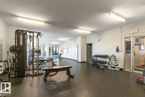 #605 11307 99 Av Nw, Edmonton, AB - Indoor Photo Showing Gym Room