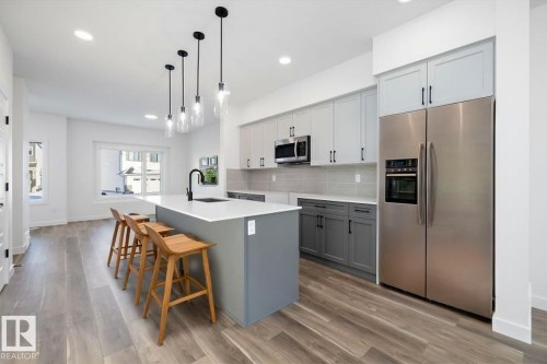 2020 191 Street Nw, Edmonton, AB - Indoor Photo Showing Kitchen With Upgraded Kitchen