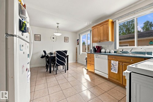 17303 82 Avenue Nw, Edmonton, AB - Indoor Photo Showing Kitchen With Double Sink