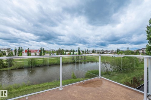 5320 Mullen Bend Nw, Edmonton, AB - Outdoor With Body Of Water With Balcony With View