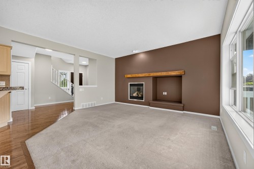 1605 Hodgson Court Nw, Edmonton, AB - Indoor With Fireplace