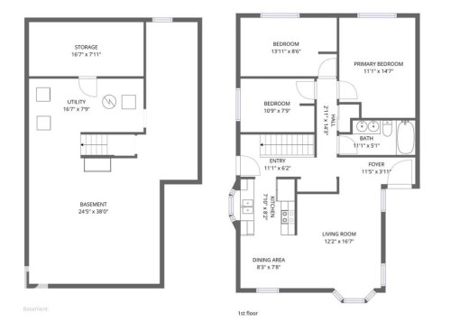 Floor plan - 1719 37 Street Nw, Edmonton, AB - Other
