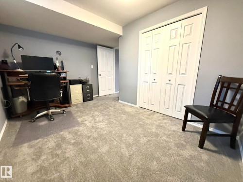 Another Photo of the large 4th Basement Bedroom! - 4508 57 Avenue, Lamont, AB - Indoor Photo Showing Office