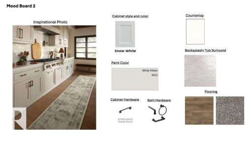 Design Mood Board. Presenting material and finish selections for the property - #5 18004 89 St Nw, Edmonton, AB - Other