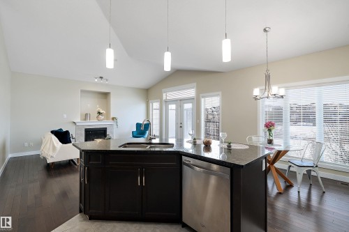 3090 Cameron Heights Way Nw, Edmonton, AB - Indoor Photo Showing Kitchen With Double Sink
