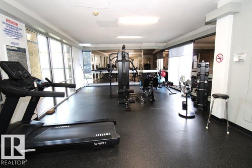 #408 10883 Saskatchewan Dr Nw, Edmonton, AB - Indoor Photo Showing Gym Room