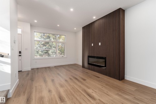 12031 124 Street Nw, Edmonton, AB - Indoor With Fireplace