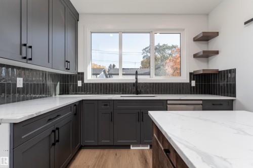 12031 124 Street Nw, Edmonton, AB - Indoor Photo Showing Kitchen