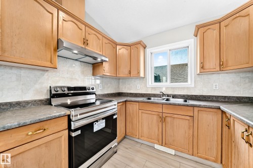9518 106 Avenue Nw, Edmonton, AB - Indoor Photo Showing Kitchen With Double Sink