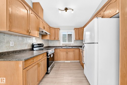 9518 106 Avenue Nw, Edmonton, AB - Indoor Photo Showing Kitchen With Double Sink