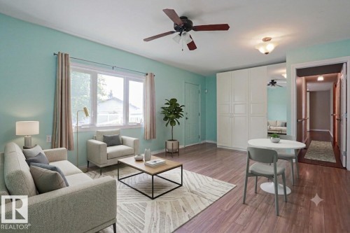4309 42 Street, Leduc, AB - Indoor Photo Showing Living Room