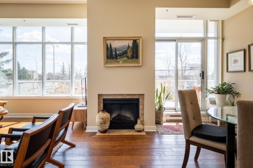 #S113 2504 109 St Nw, Edmonton, AB - Indoor With Fireplace