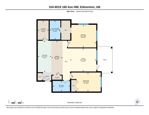 Floor plan - #104 9519 160 Av Nw, Edmonton, AB - Other