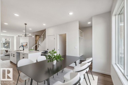 7126 50A Avenue, Beaumont, AB - Indoor Photo Showing Dining Room