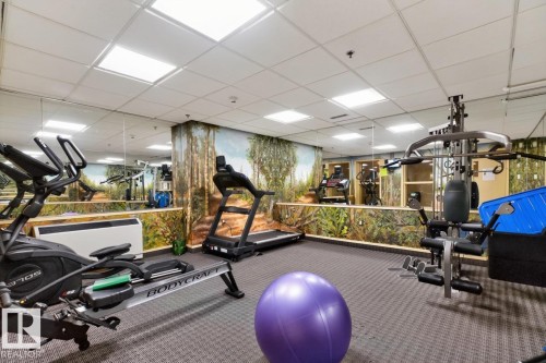 #322 7510 89 St Nw, Edmonton, AB - Indoor Photo Showing Gym Room