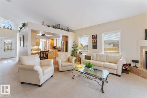 2602 6 Avenue, Cold Lake, AB - Indoor Photo Showing Living Room With Fireplace