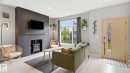 #80 804 Welsh Dr Sw, Edmonton, AB  - Indoor Photo Showing Living Room With Fireplace 