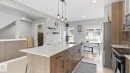 #80 804 Welsh Dr Sw, Edmonton, AB  - Indoor Photo Showing Kitchen With Double Sink With Upgraded Kitchen 