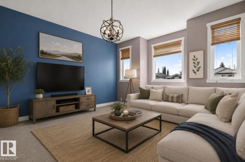 18 Cascade Crescent, Sherwood Park, AB - Indoor Photo Showing Living Room