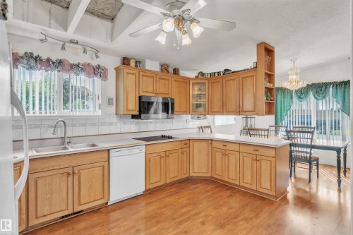 5313 57A Street, Cold Lake, AB - Indoor Photo Showing Kitchen With Double Sink