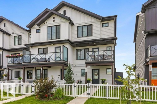 24 Jensen Gate, St. Albert, AB - Outdoor With Deck Patio Veranda With Facade