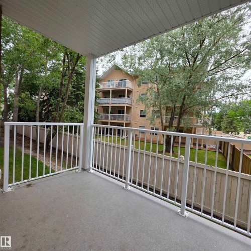 #201 17467 98A Av Nw, Edmonton, AB - Outdoor With Deck Patio Veranda With Exterior