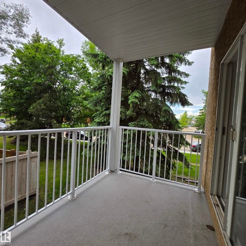#201 17467 98A Av Nw, Edmonton, AB - Outdoor With Deck Patio Veranda With Exterior