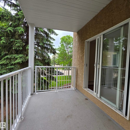 #201 17467 98A Av Nw, Edmonton, AB - Outdoor With Deck Patio Veranda With Exterior