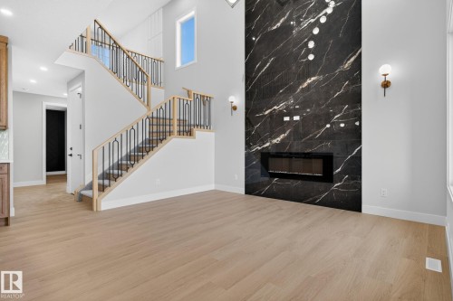 4272 Charles Close Sw, Edmonton, AB - Indoor With Fireplace